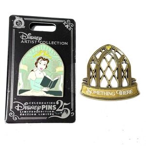 Disney Beauty and the Beast Magnetic Window Pin Artist Collection Jes Willis NEW